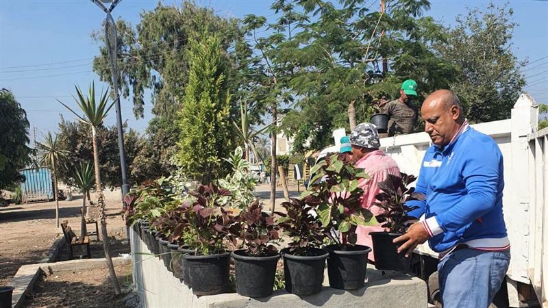 إنشاء حديقة مفتوحة بدلا من منطقة عشوائية في ميت الفرماوي بالدقهلية (صور)