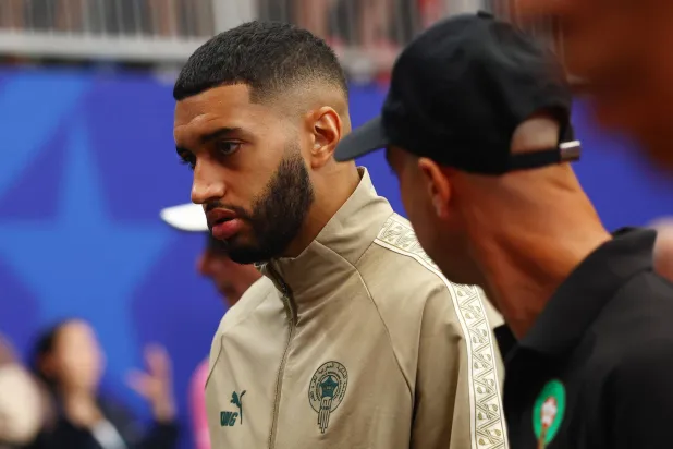 المغرب يفتقد هدافه صيباري أمام فرنسا