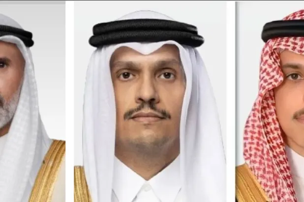 وزراء خارجية السعودية وقطر والكويت يستعرضون تطورات التصعيد العسكري بين أميركا وإيران