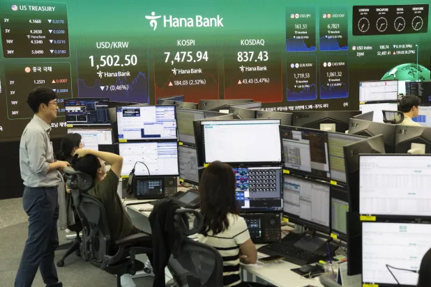 الأسهم الكورية الجنوبية تهبط بأكثر من 5% مع موجة بيع لأسهم الرقائق