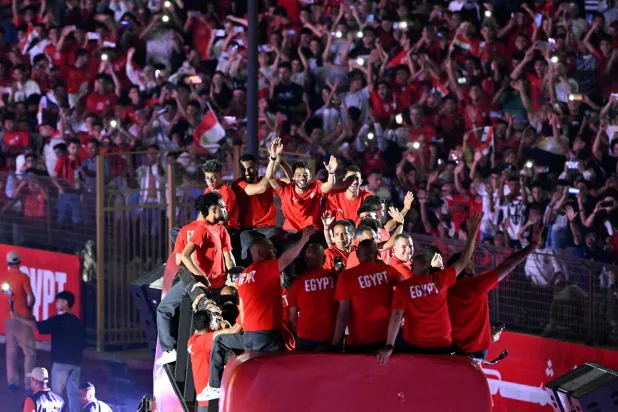 الجماهير المصرية تحتفل بمنتخبها في استاد القاهرة