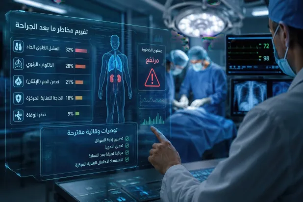 قبل أن تبدأ الجراحة… هل يتنبأ الذكاء الاصطناعي بالمضاعفات قبل وقوعها؟
