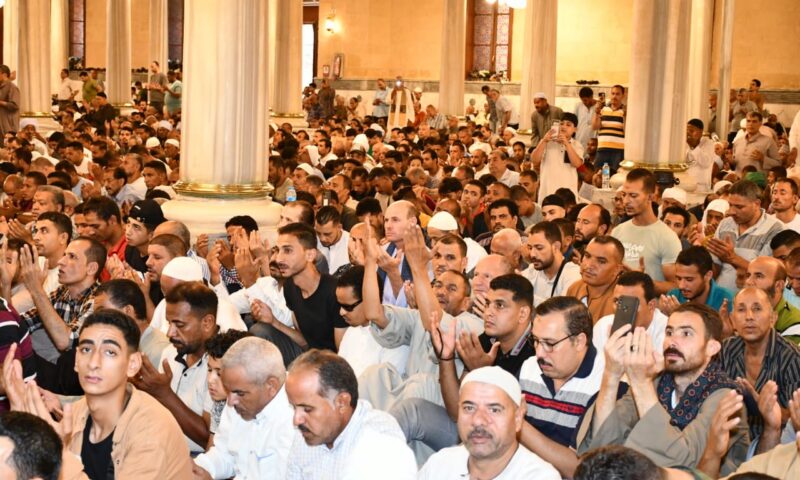 بث مباشر.. شعائر صلاة الجمعة من مسجد الرحمن بمحافظة الاسماعلية