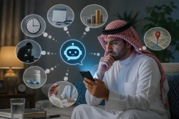 حين يسأل العرب الذكاء الاصطناعي قبل الطبيب