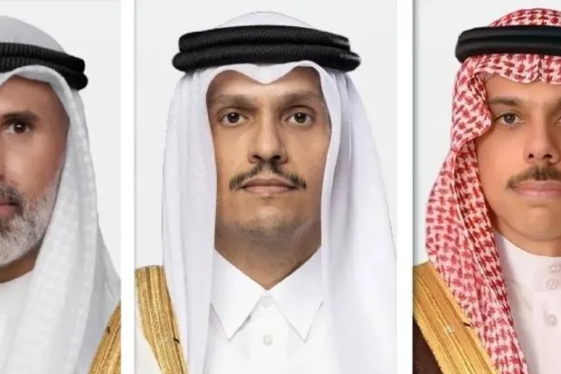 السعودية وقطر والكويت تناقش جهود الحفاظ على أمن المنطقة