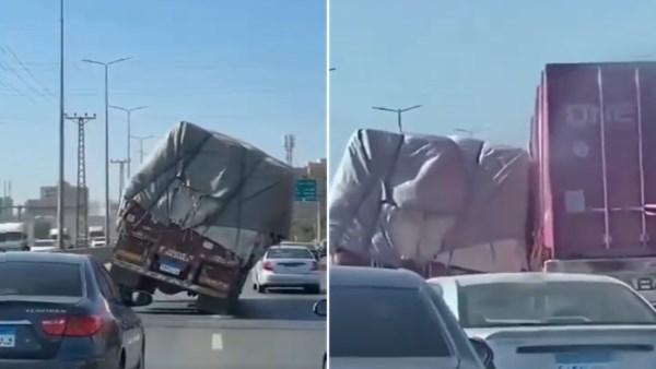 سائق تريلا الإنقاذ : مشغلتش بالي بالفيديو المتفبرك .. وربنا سخرني لنجدته