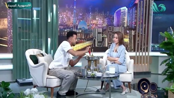 بالفيديو.. بسمة وهبة تفاجئ الجمهور ببن مغشوش على الهواء