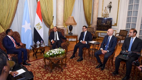 وزير الخارجية يؤكد دعم مصر للجهود الدولية الرامية لتحقيق الأمن والاستقرار بالصومال
