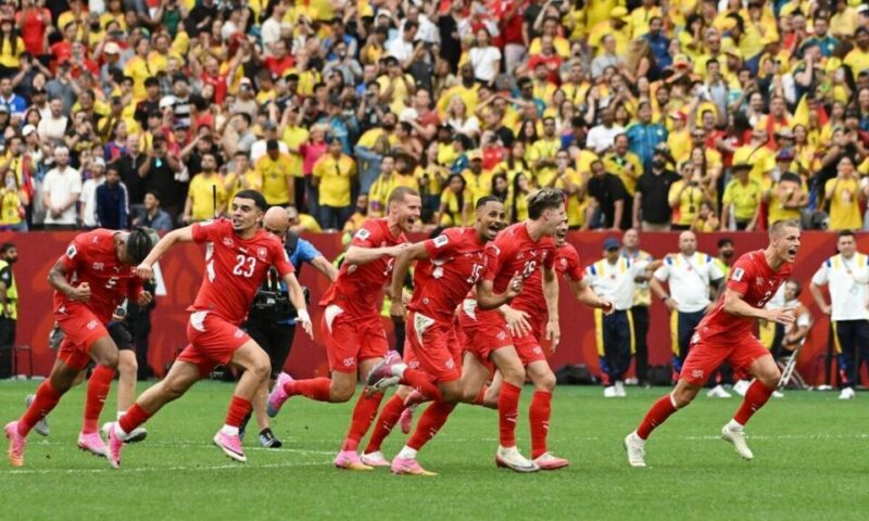 كأس العالم 2026: سويسرا تهزم كولومبيا بركلات الترجيح وتبلغ ربع النهائي