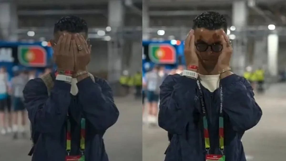 ما معنى الإشارة الغريبة التي قام بها رونالدو قبل خروجه من كأس العالم؟
