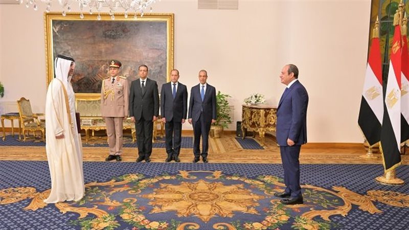 17 سفيرًا جديدًا يسلمون أوراق اعتمادهم للرئيس السيسي (صور)