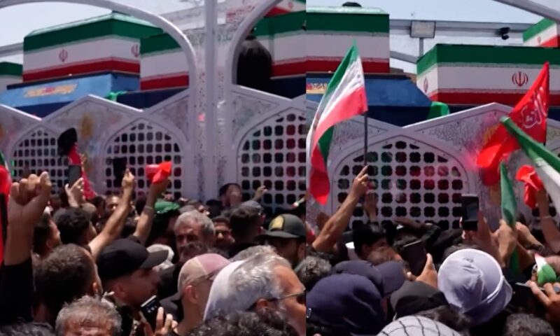 حشود في طهران تودّع خامنئي وسط هتافات غاضبة ودعوات للانتقام