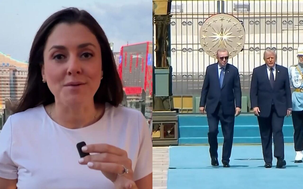 طوابير خيول ومدافع ومراسم مهيبة.. شاهد ما فعله أردوغان “صديق ترامب” في استقباله