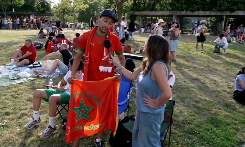 شاهد ردود فعل جماهير مغربية وفرنسية بعد إقصاء “أسود الأطلس” من المونديال