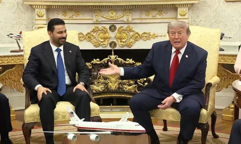 ترامب يمازح رئيس الوزراء العراقي: شاب ووسيم وهذا لا يعجبني