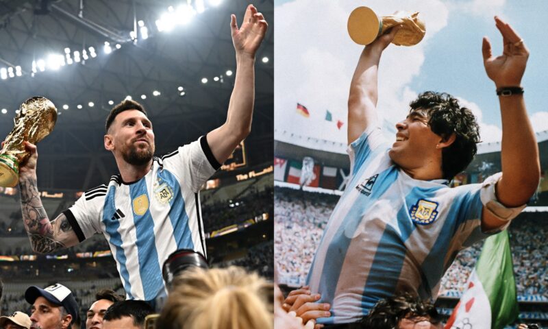 قبل مواجهة الأرجنتين وإسبانيا.. مقارنة بين أرقام ميسي ومارادونا في كأس العالم