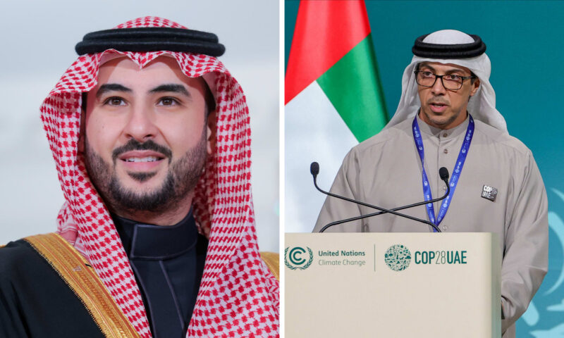 رواج صورة الأمير خالد بن سلمان مع الشيخ منصور بن زايد وتعليقات من تركي آل الشيخ وقرقاش