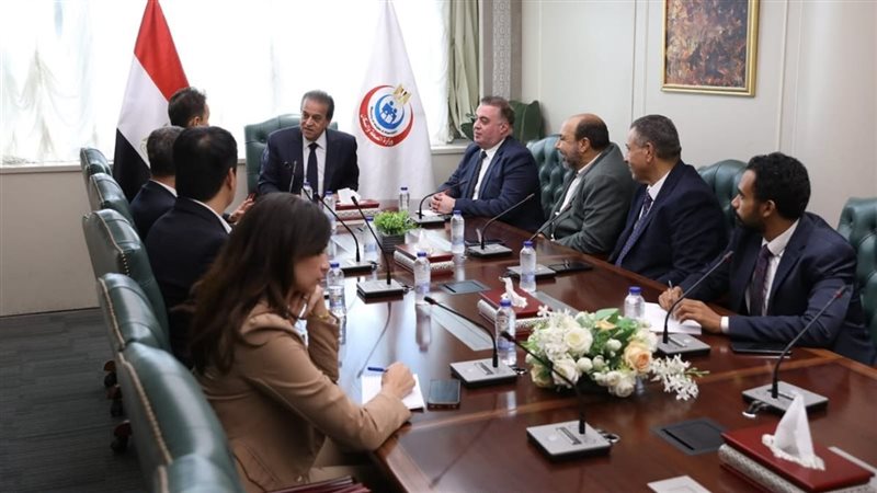 وزير الصحة يبحث تعزيز التدريب الطبي والتحول الرقمي لتطوير المنظومة العلاجية