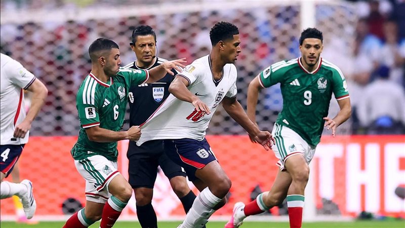 دور الـ16 في كأس العالم، إنجلترا تتقدم على المكسيك 2-1 في الشوط الأول (صور)