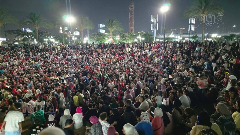 مركز شباب الجزيرة كامل العدد لمشاهدة مباراة مصر وأستراليا بكأس العالم (صور)