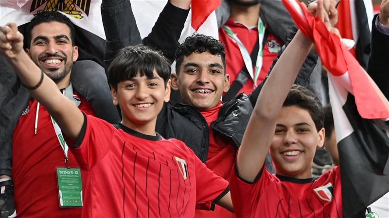 شاهد، توافد جماهير منتخب مصر على ملعب دالاس قبل مواجهة أستراليا بكأس العالم