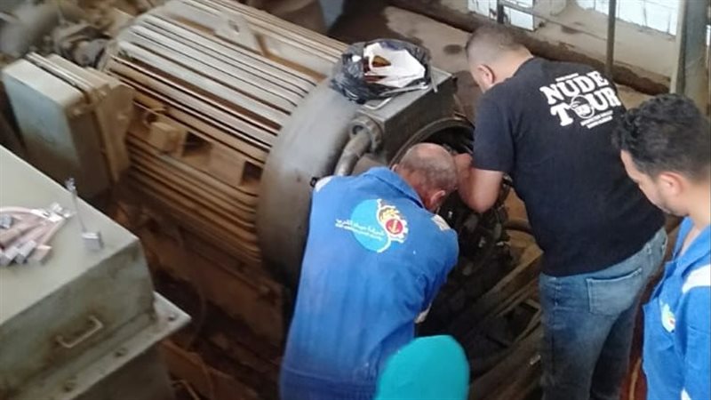 رئيس مياه القناة: الانتهاء من صيانة طلمبات محطة التل وتطهير مروقات التوطين