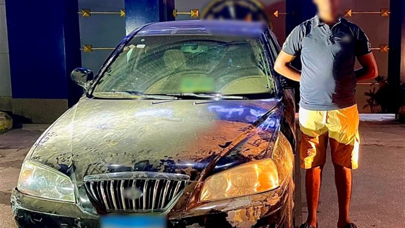 هرب بعد ما صدم دراجة نارية، ضبط قائد سيارة تسبب في دهس شخص ببني سويف