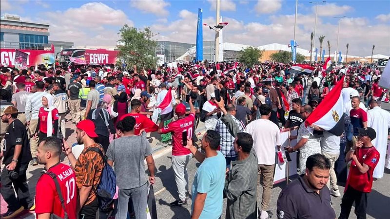 طائرة الفراعنة تدخل المجال الجوي المصري استعدادا للهبوط في مطار العلمين