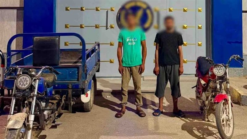سقوط عاطلين في قبضة الأمن بتهمة سرقة تروسيكل من أمام منزل مواطن ببني سويف