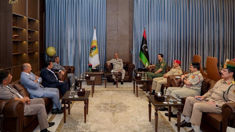حفتر يستقبل ممثلي القيادة العامة في اللجنة المشتركة (4+4) الليبية