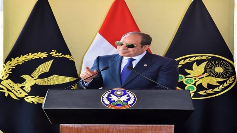 من مقر القيادة الاستراتيجية، السيسي يوجه الشكر لحكومة مدبولي والقوات المسلحة