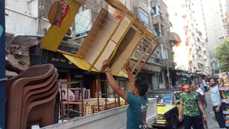 محافظ الإسكندرية: حملات مكبرة لإزالة الإشغالات والتعديات وفرض الانضباط بالأحياء