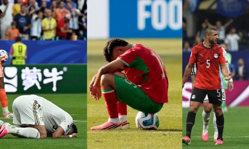 مشاركة العرب التاريخية في كأس العالم تنتهي بخروج المغرب