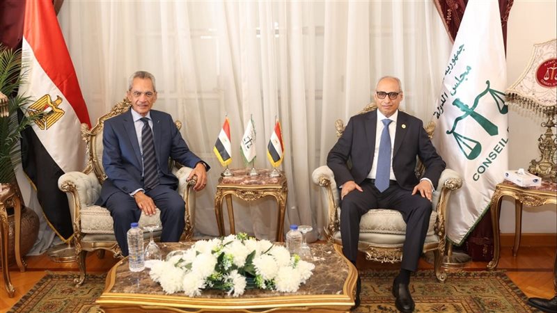 رئيس مجلس الدولة يستقبل وزير الشئون النيابية لتقديم التهنئة