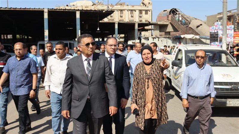 محافظ القليوبية يتفقد مواقع استثمارية بحي غرب شبرا الخيمة