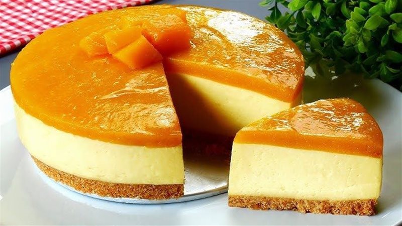 طريقة عمل تشيز كيك المانجو، حلوى فاخرة ولذيذة في الصيف