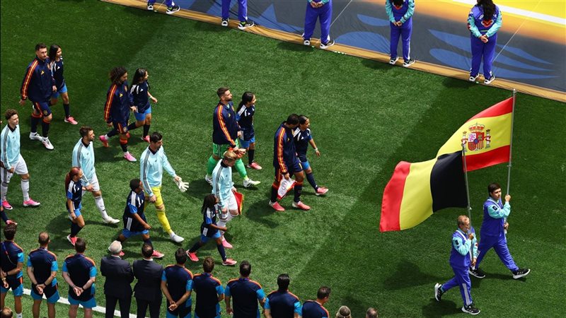 ربع نهائي كأس العالم 2026، نتيجة مباراة إسبانيا وبلجيكا بعد مرور 15 دقيقة