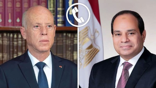 الرئيس السيسي لنظيره التونسي: مستعدون لتقديم كافة أوجه الدعم لمواجهة الحرائق