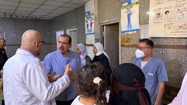 كله مُحال للتحقيق .. نائب وزير الصحة يتفقد مستشفى حميات حلوان