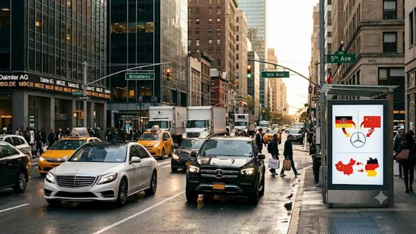 استثمارات صينية تهدد مرسيدس .. مشروع قانون أمريكي ينذر بمنع بيع بعض سياراتها