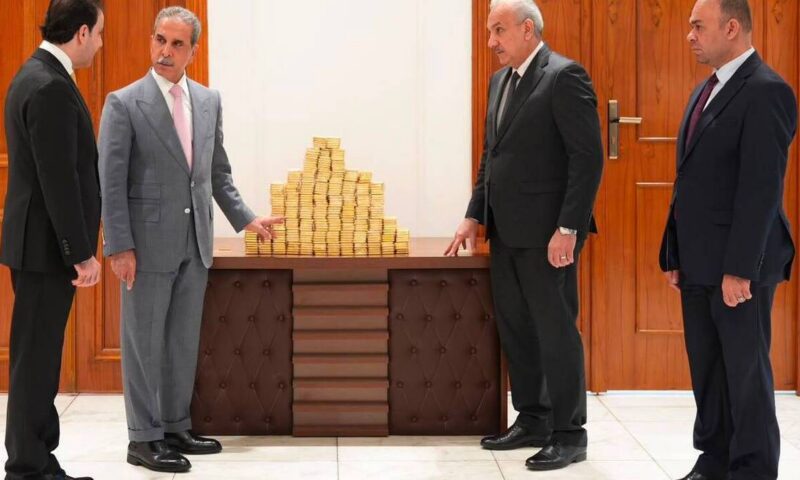 القضاء العراقي يسترد 375 كيلوغراماً من الذهب بقضية الجميلي