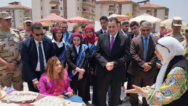 افتتاح سابع معارض منتجات ذوي الإعاقة برأس البر.. صور