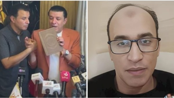 هجوم ناري من العازف أحمد شاكر على مصطفى كامل بعد قسمه على المصحف: «بتحلفوا كدب»