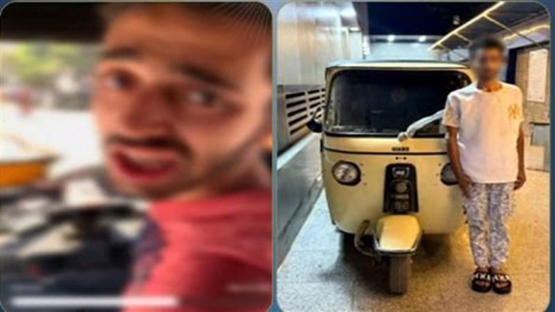 ضبط سائق توك توك تعدى على شخص بالسب في شبرا الخيمة