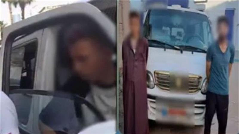 ضبط سائق وآخر لتعديهم على سيدة بالسب والضرب في الجيزة (فيديو)