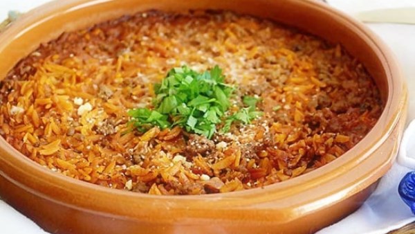 طريقة عمل طاجن لسان العصفور بالكبد