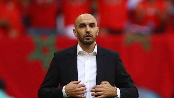 حقيقة مفاوضات العراق مع الركراكي لتدريب أسود الرافدين