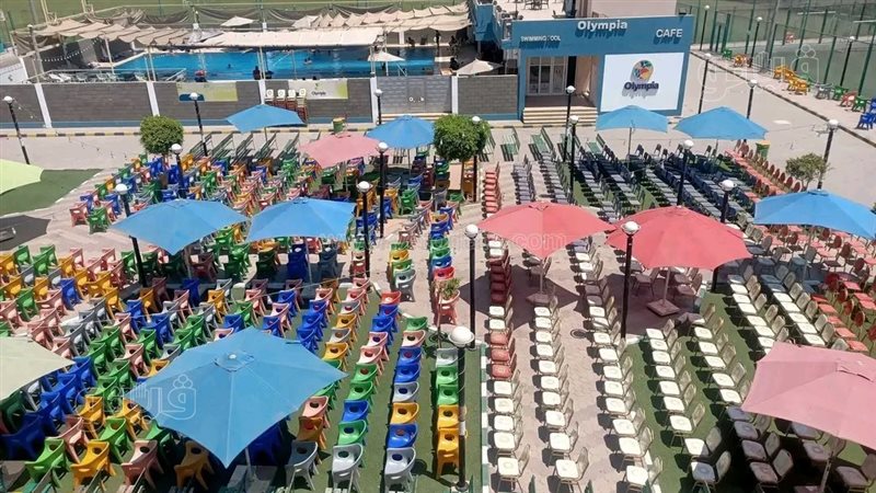 شاشة عرض عملاقة، مركز التنمية الشبابية ببلبيس يستعد لاستقبال جماهير مباراة مصر والأرجنتين