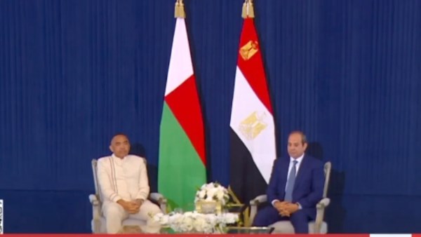 خارطة الطريق.. الرئيس السيسي يؤكد مساندة مصر لجمهورية مدغشقر