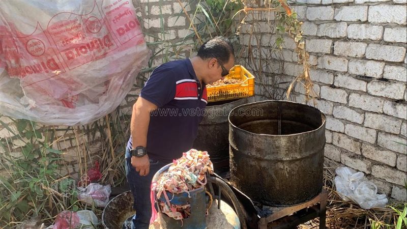 ضبط طن و350 كيلو دواجن داخل مجزر غير مرخص في الغربية (صور)